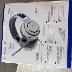 Atlas 200 Gaming Headset in White and Blue